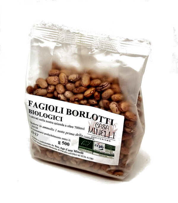 Fagioli borlotti secchi biologici
