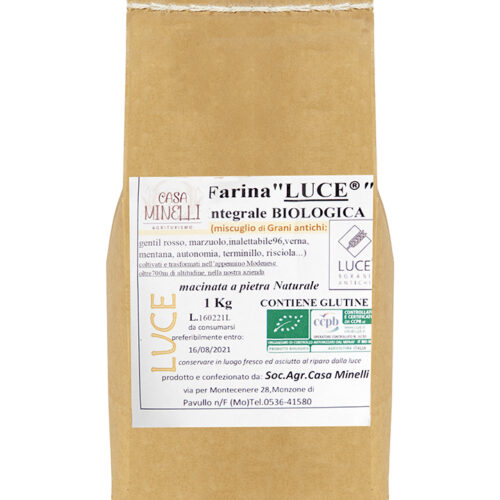 Farina luce integrale biologica