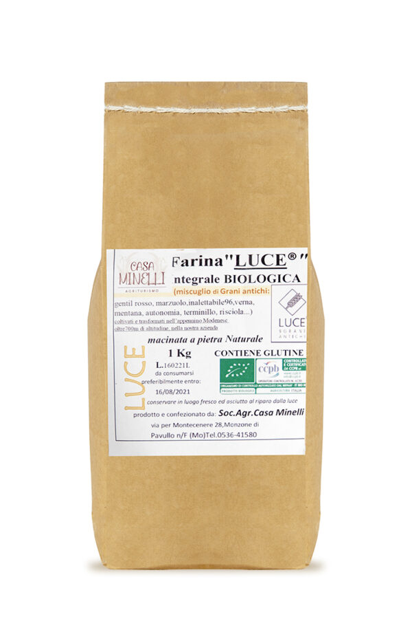 Farina luce integrale biologica