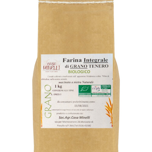 Farina di grano tenero integrale biologica