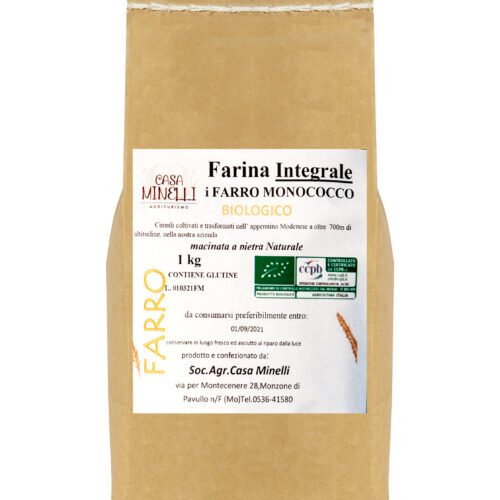 Farina di farro monococco integrale biologica