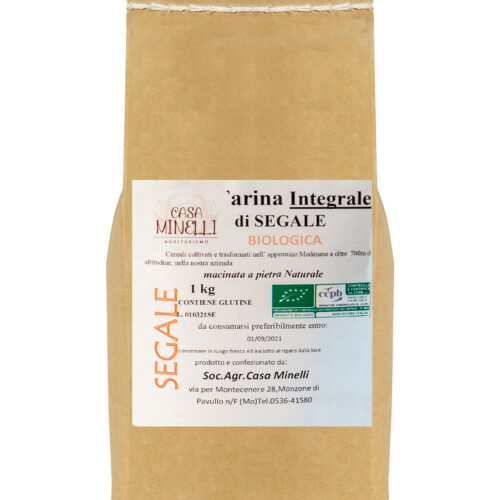 Farina di segale integrale biologica