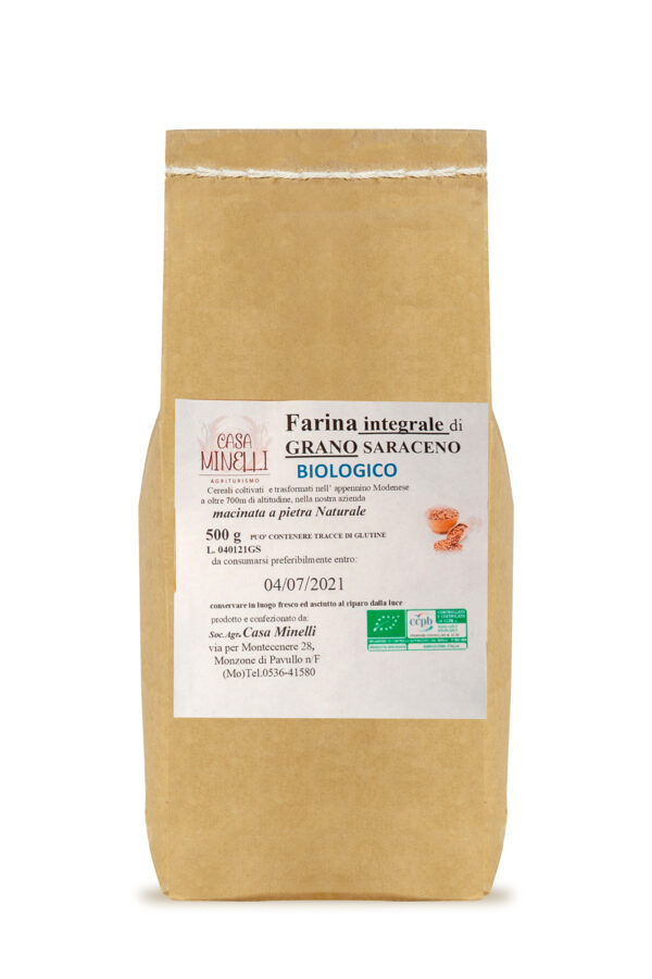 Farina di grano saraceno integrale biologica