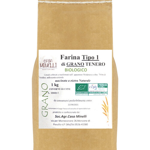 Farina di grano tenero tipo 1 biologica