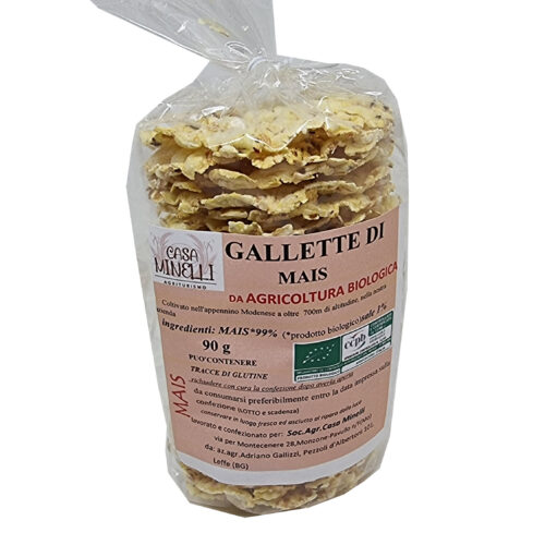 Gallette di mais biologico