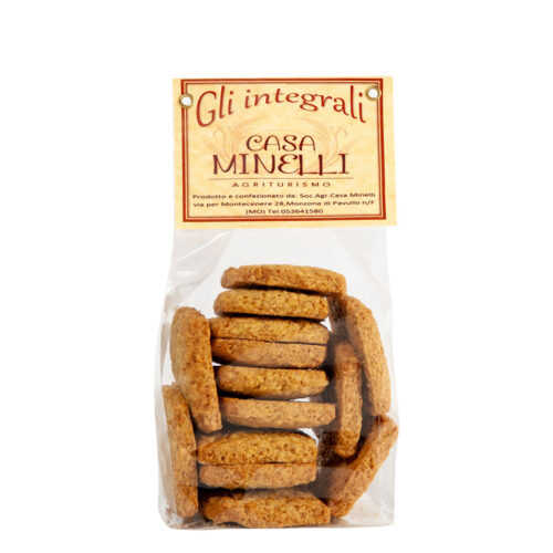 Gli integrali biscotti di farina di grano integrale