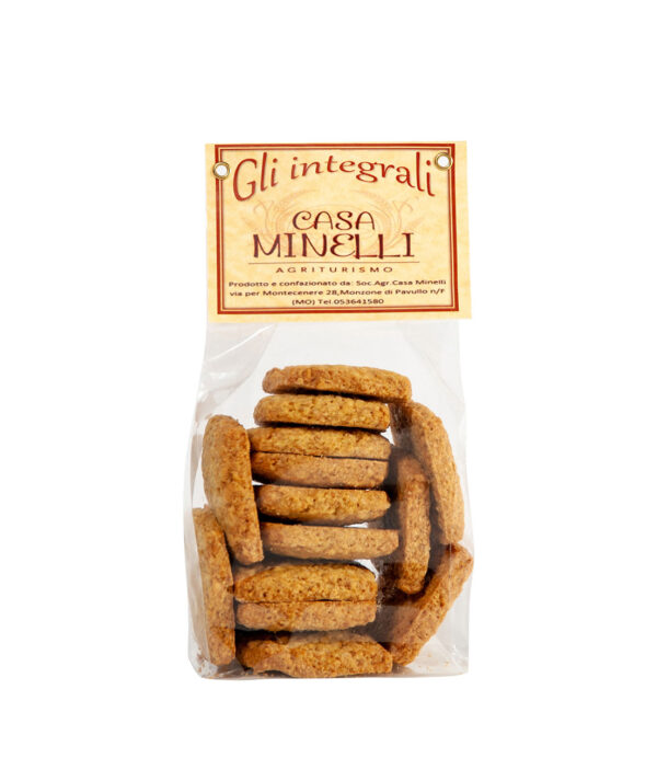 Gli integrali biscotti di farina di grano integrale