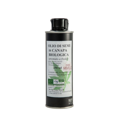 Olio di semi di canapa spremuto a freddo