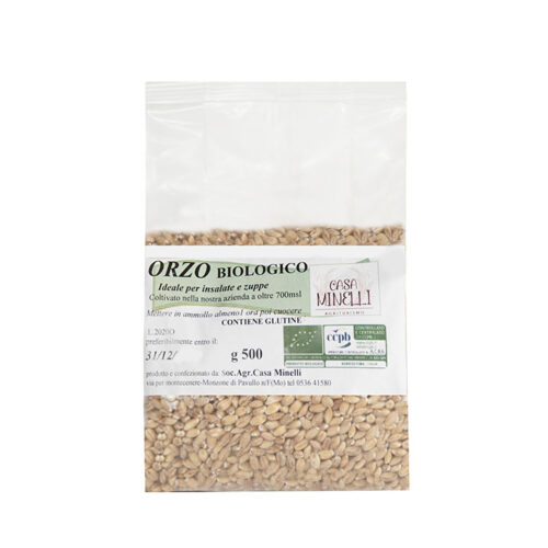 Orzo in chicchi decorticato biologico