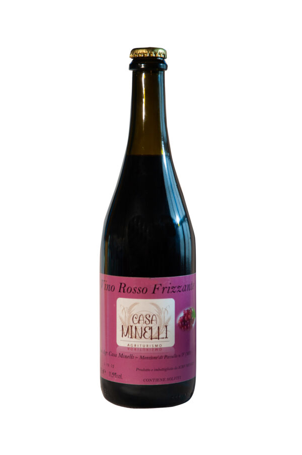 Vino rosso frizzante