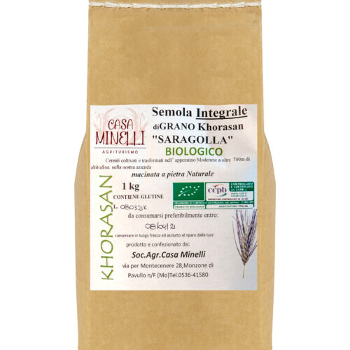 Semola integrale di saragolle (khorasan) biologica