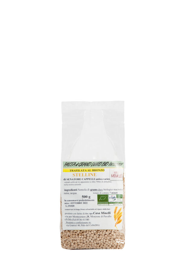 Stelline trafilate al bronzo 100% senatore cappelli biologico