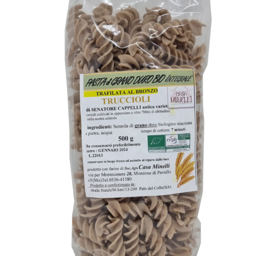Truccioli trafilati al bronzo 100% senatore cappelli biologico
