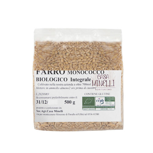 Farro monococco in chicchi decorticato biologico