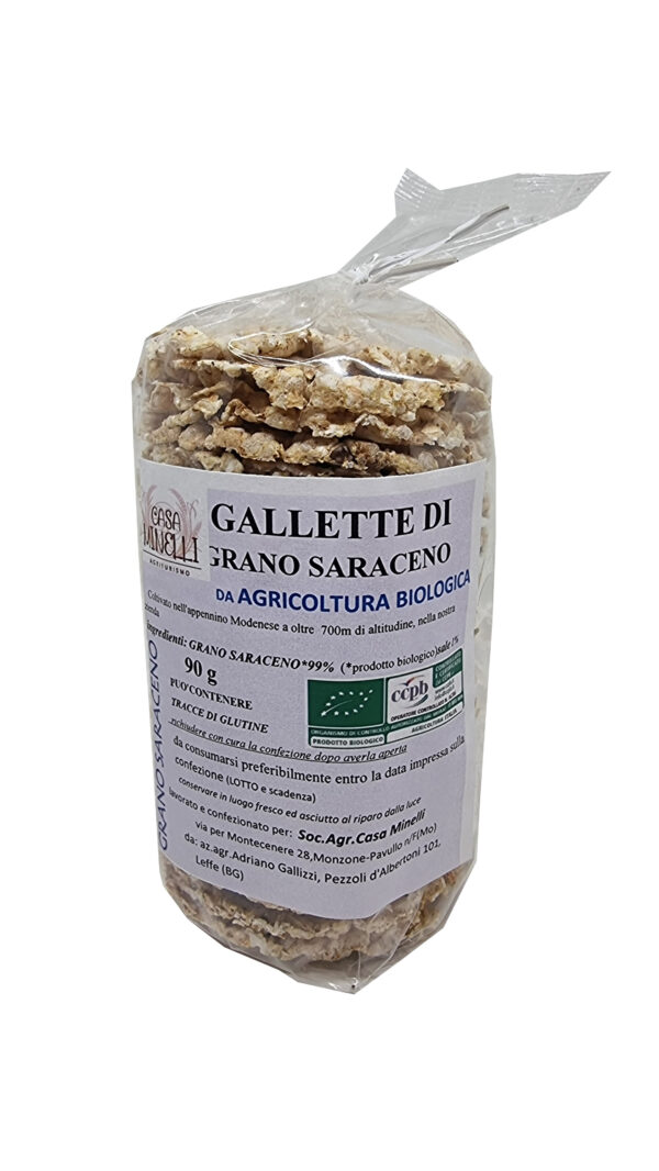 Gallette di grano saraceno biologico