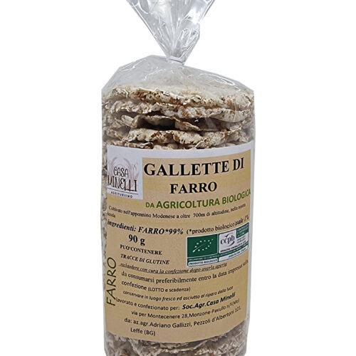 Gallette di farro biologico
