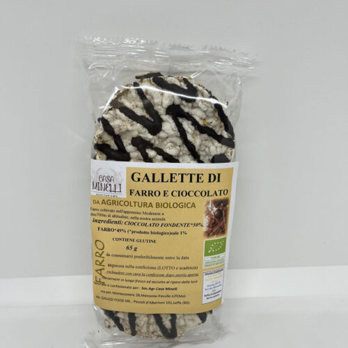 Gallette di farro e cioccolato