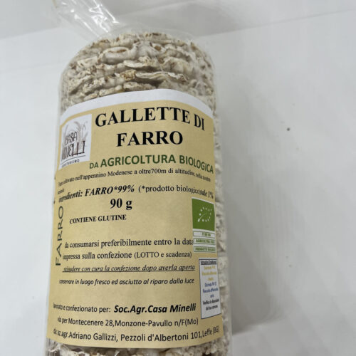 Gallette di farro biologico