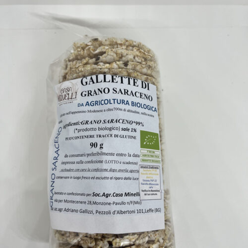 Gallette di grano saraceno biologico