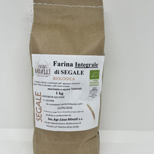 Farina di segale integrale biologica