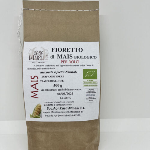 Farina di mais ottofile giallo bramata biologica