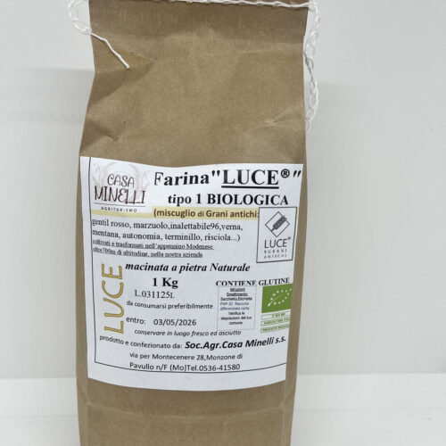 Farina luce integrale biologica