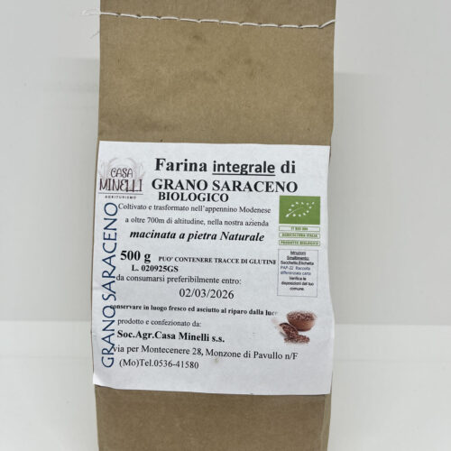 Farina di grano saraceno integrale biologica