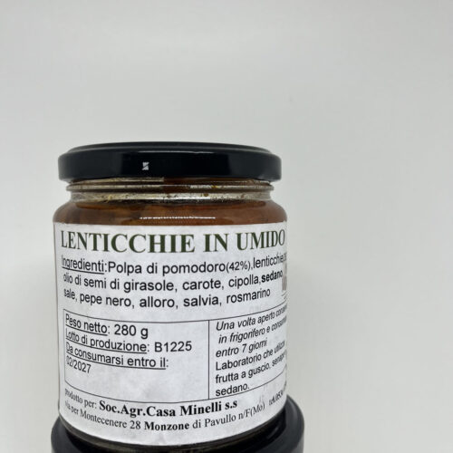 Lenticchie in umido (con pomodoro)