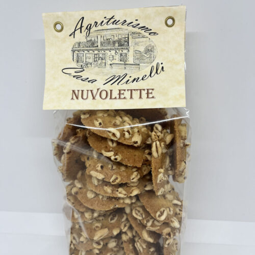 Nuvolette biscotti farina di mandorle e cioccolato